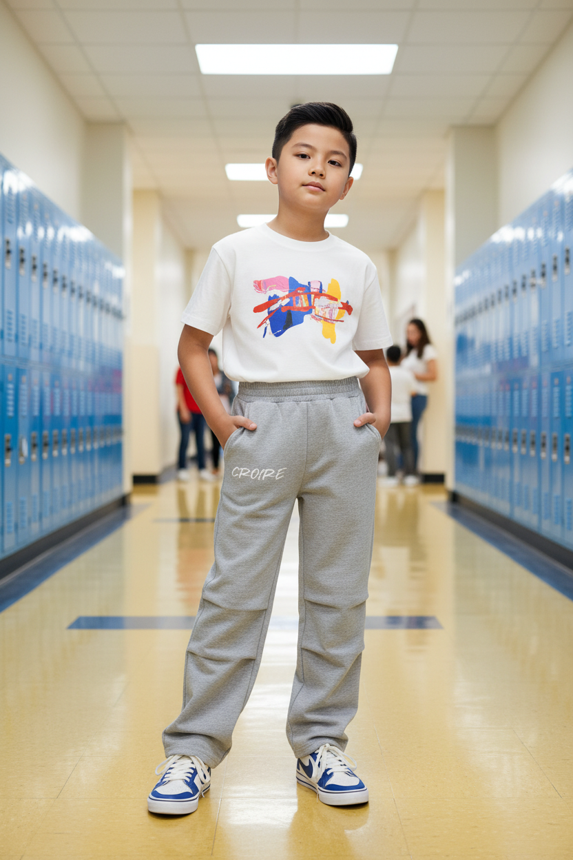Essential Kids' Straight-Leg Sweatpants