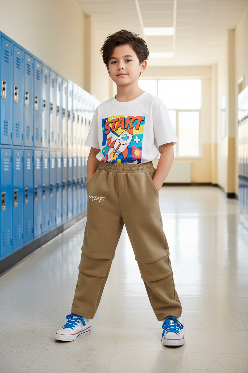 Essential Kids' Straight-Leg Sweatpants