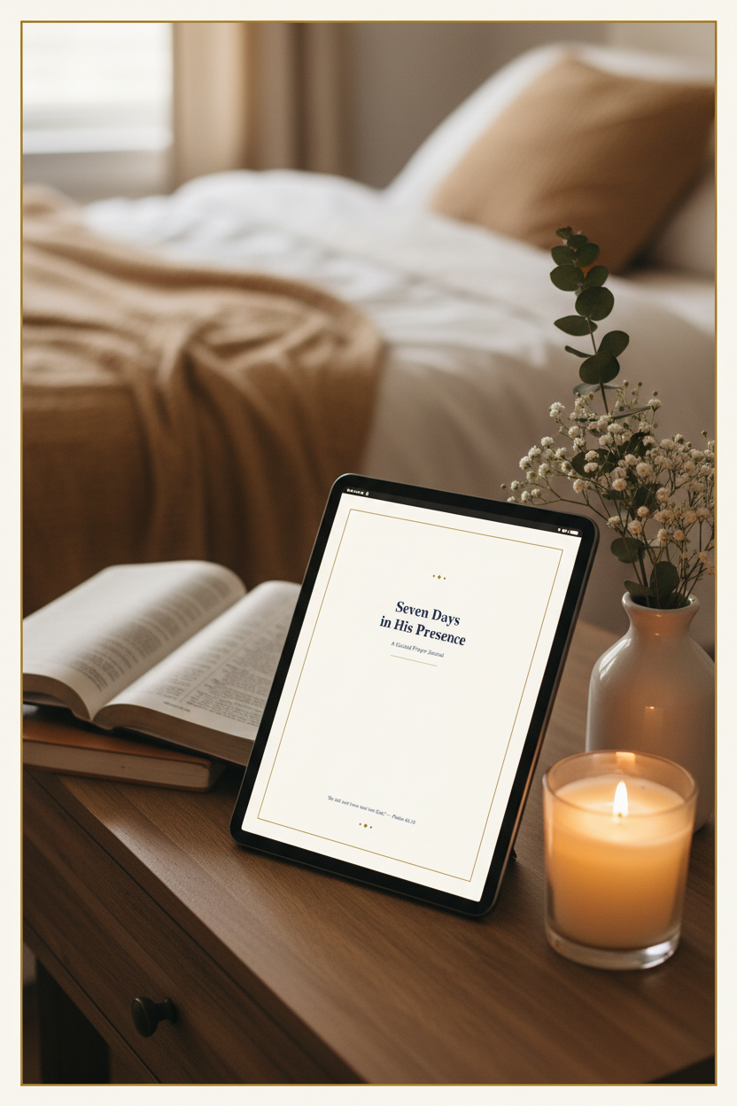 Christian Prayer Journal for Women — 7 Day Scripture Guide | Croire En Dieu